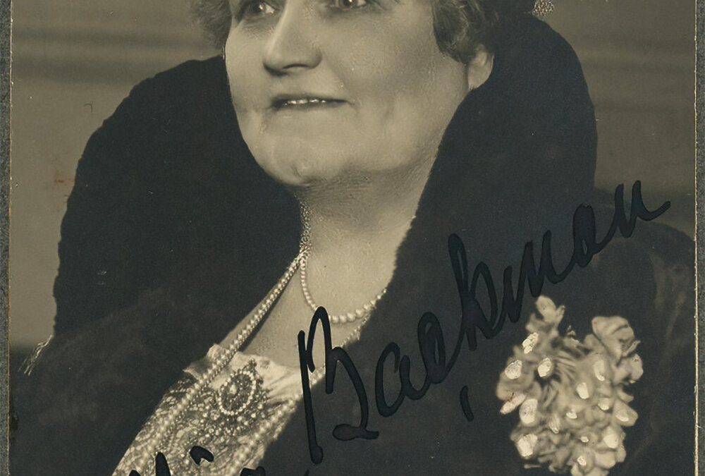 Mia Backman (1876-1958)